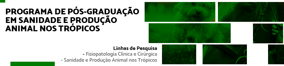 Banner principal mestrado em sanidade e produção animal nos trópicos